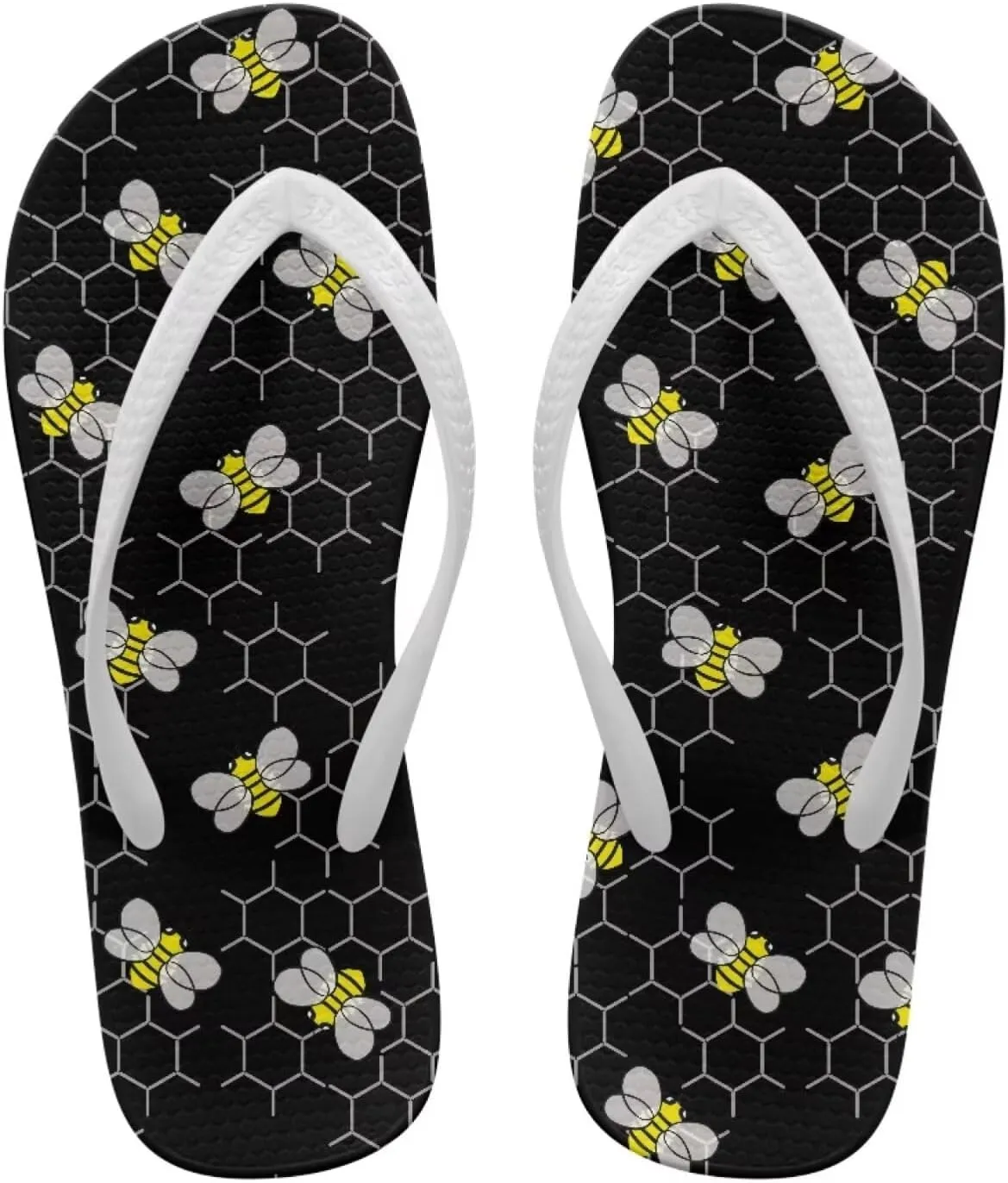 Womens Flip Flops Ladies Non Slip Sandals Lightweight Stylish Shower Shoes Yoga Mat for Summer