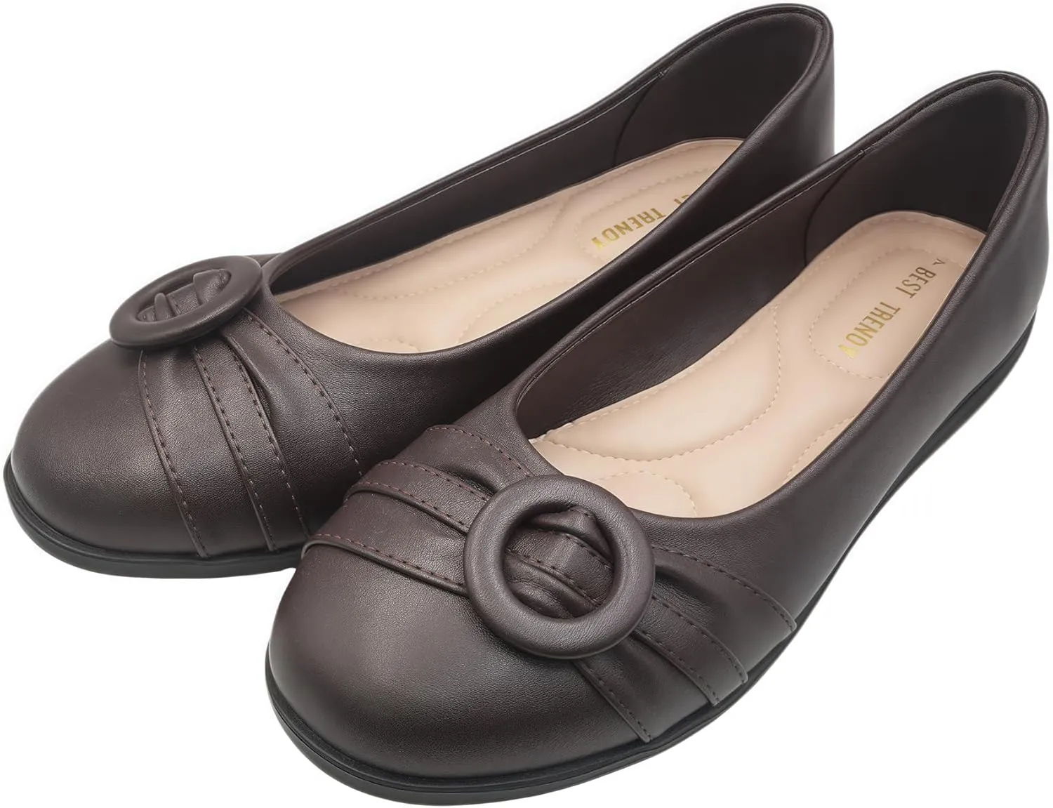 Women's Mary Jane Shoes - Classic Brown Oxford Style for Women Comfortable & Stylish Womens Mary Jane Shoes for Everyday Wear，Work & Student Shoe