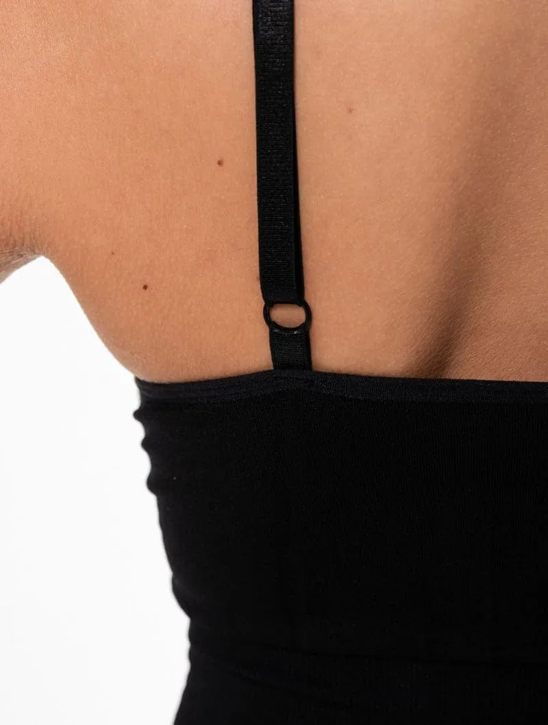 Women's Seamless Tummy Control Waist Trainer Bodysuit - Full-Body Sculpting Shapewear with Round Neck