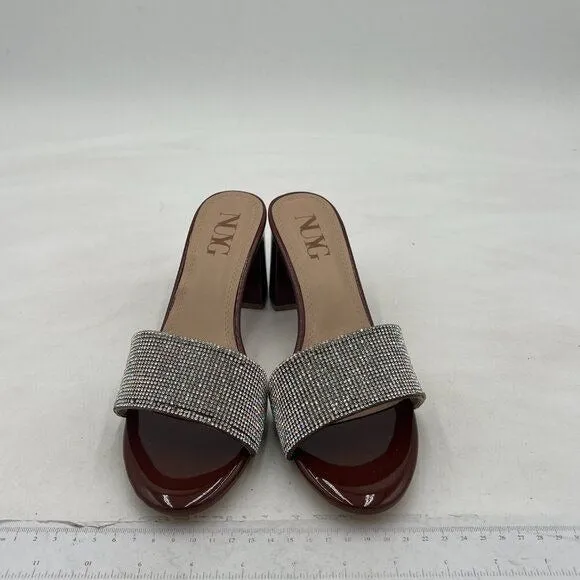 Womens Sparkly Sandals Rhinestone Flip Flop Shoes for Women,Chunky Heel Sandals