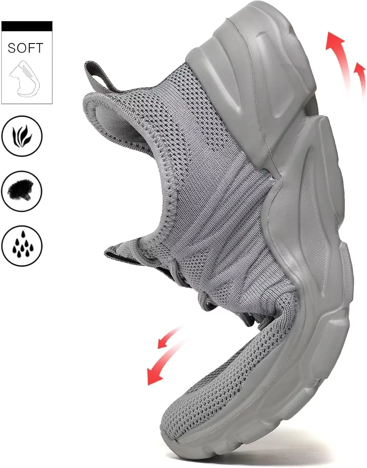 Women's Walking Shoes Lightweight Breathable Mesh Upper Casual Jogging Shoes Ladies Tennis Shoes Workout Footwear Non-Slip Gym Sneakers for Women