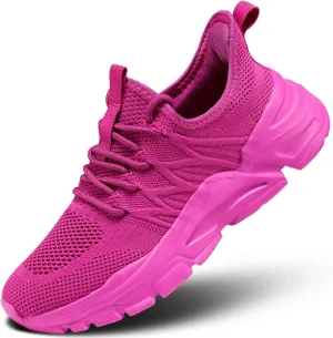 Women's Walking Shoes Lightweight Breathable Mesh Upper Casual Jogging Shoes Ladies Tennis Shoes Workout Footwear Non-Slip Gym Sneakers for Women