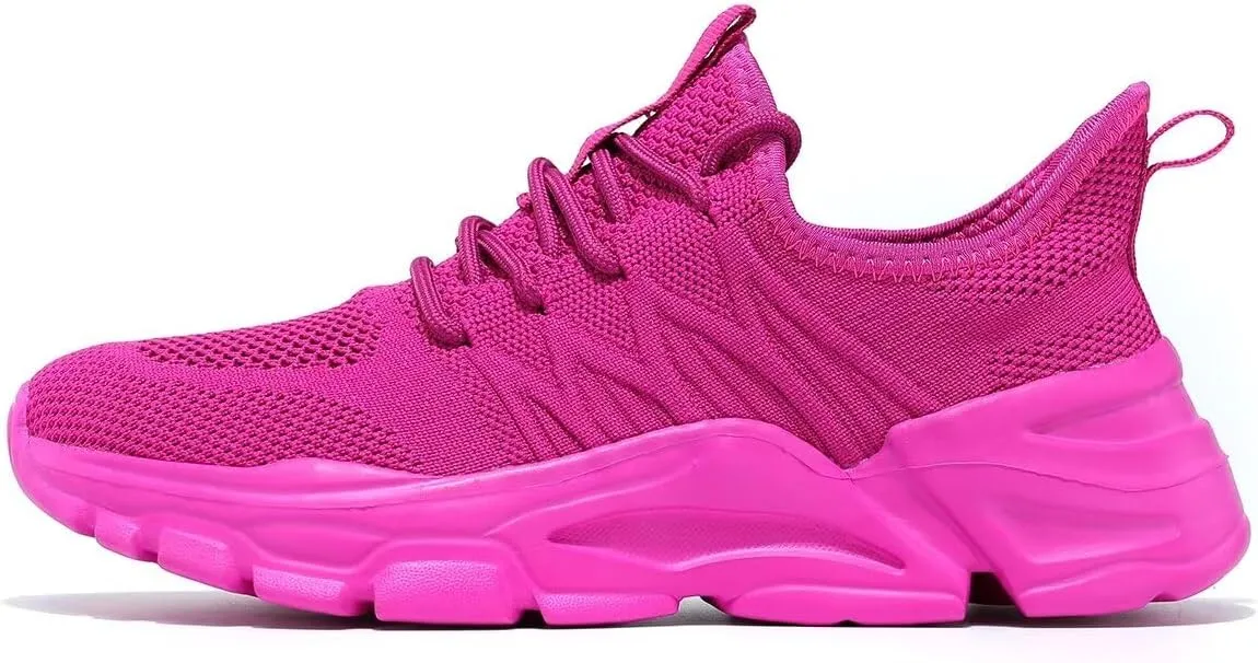Women's Walking Shoes Lightweight Breathable Mesh Upper Casual Jogging Shoes Ladies Tennis Shoes Workout Footwear Non-Slip Gym Sneakers for Women