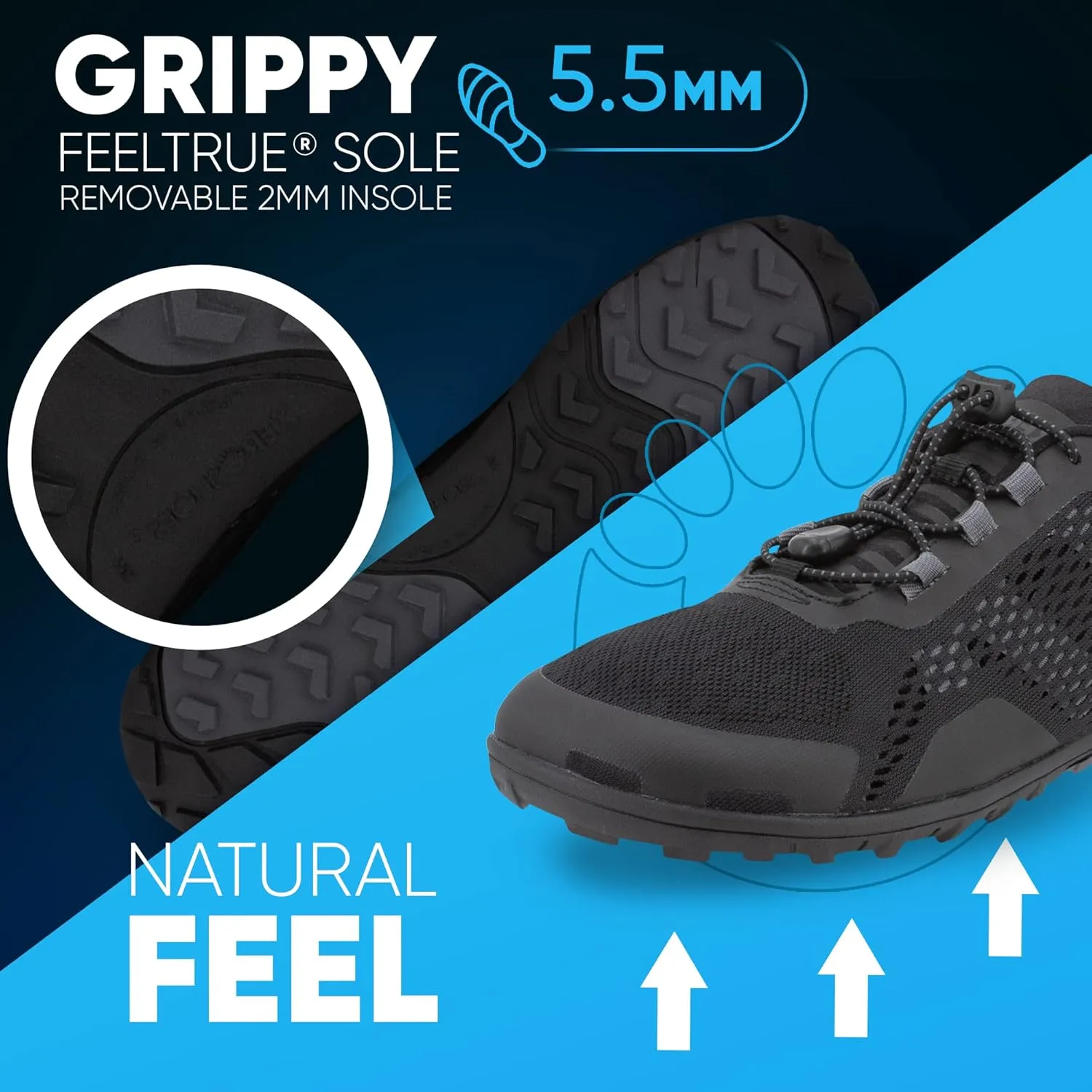 Xero Shoes Barefoot Water Shoes for Men | Aqua X Sport Men's Water Shoes | Wide Toe Box, Zero Drop Heel, Minimalist for Beach, Hiking, Running