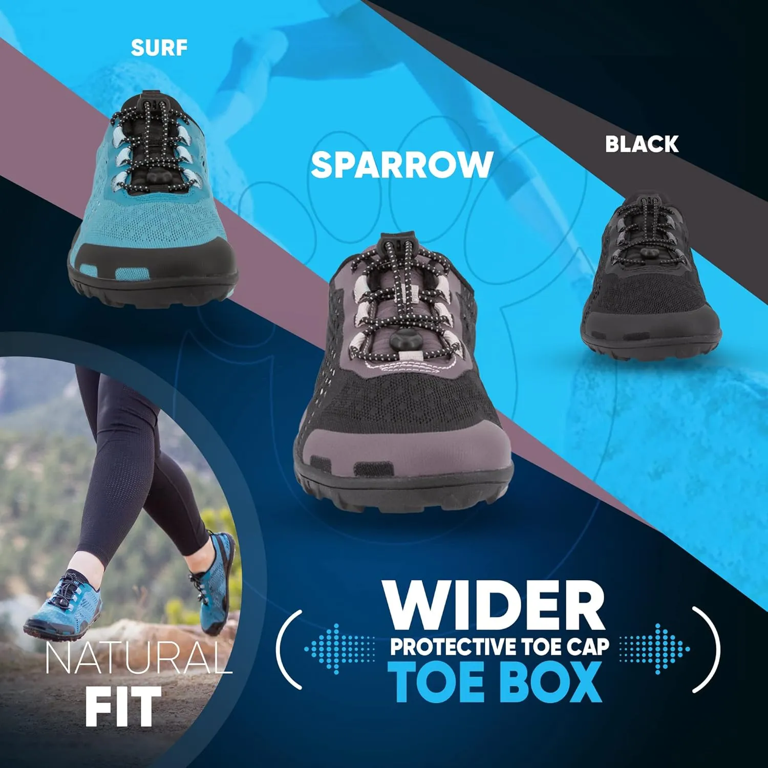 Xero Shoes Barefoot Water Shoes for Women | Aqua X Sport Women's Water Shoes | Wide Toe Box, Zero Drop Heel, Minimalist for Beach, Hiking, Running
