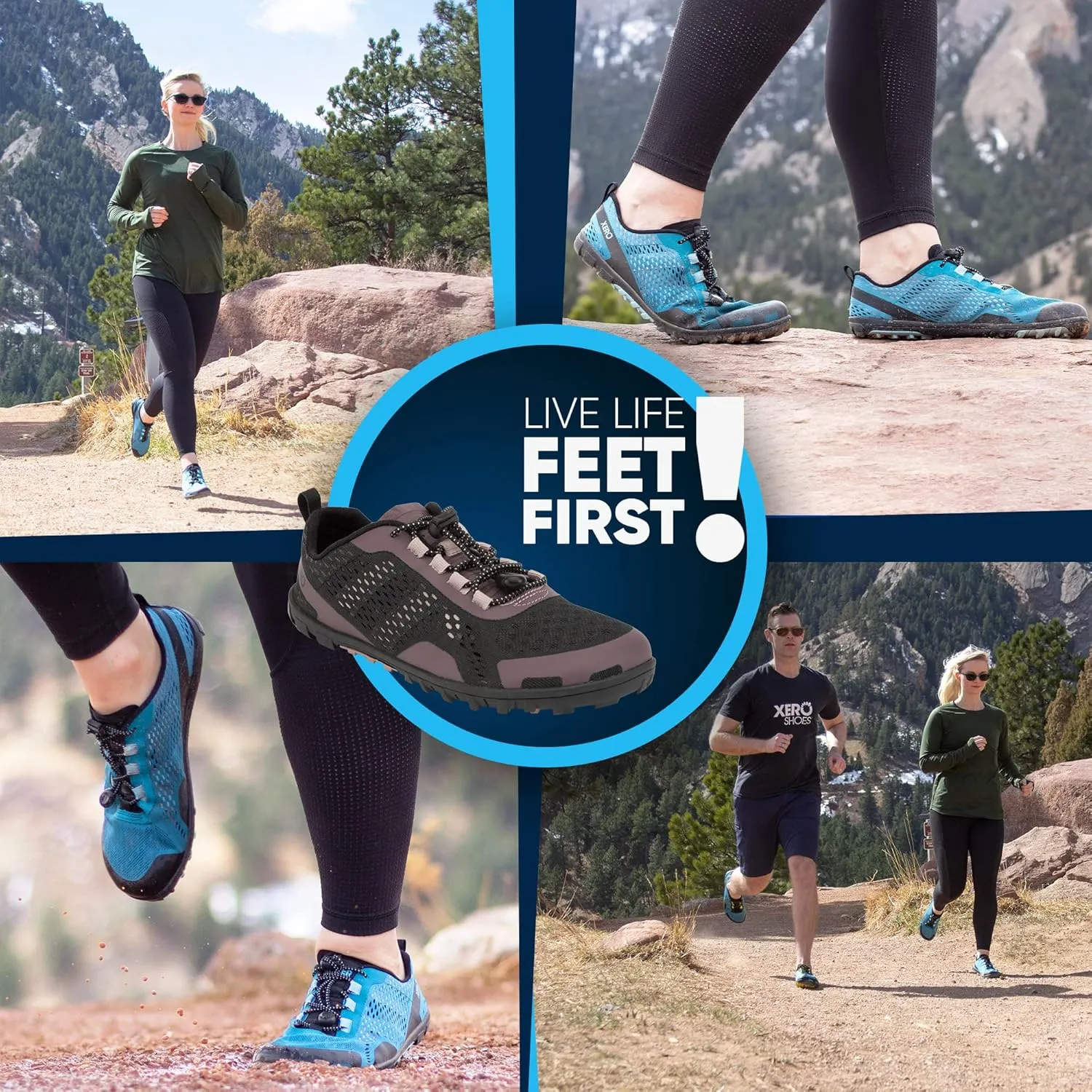 Xero Shoes Barefoot Water Shoes for Women | Aqua X Sport Women's Water Shoes | Wide Toe Box, Zero Drop Heel, Minimalist for Beach, Hiking, Running