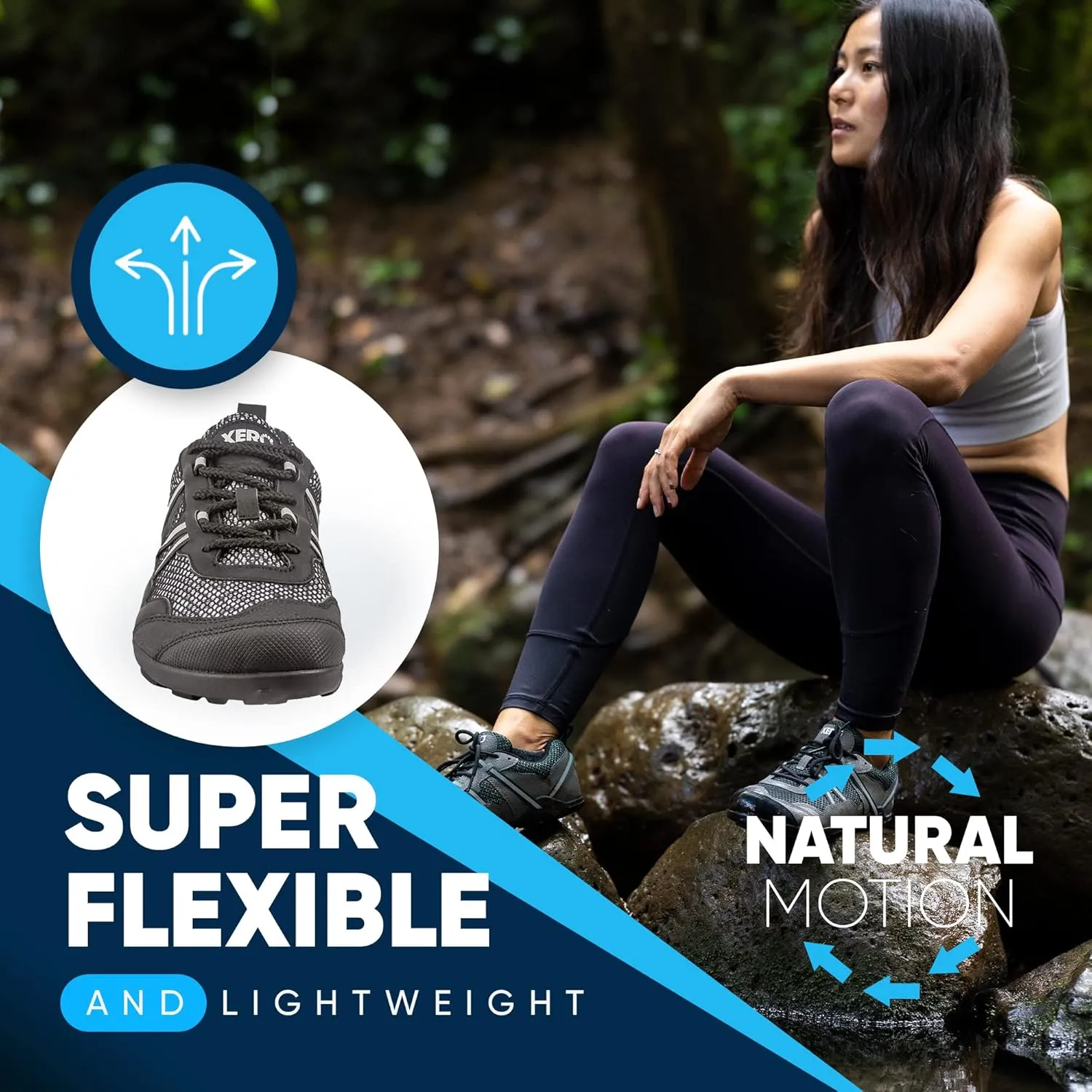 Xero Shoes Women's TerraFlex Barefoot Hiking Shoe