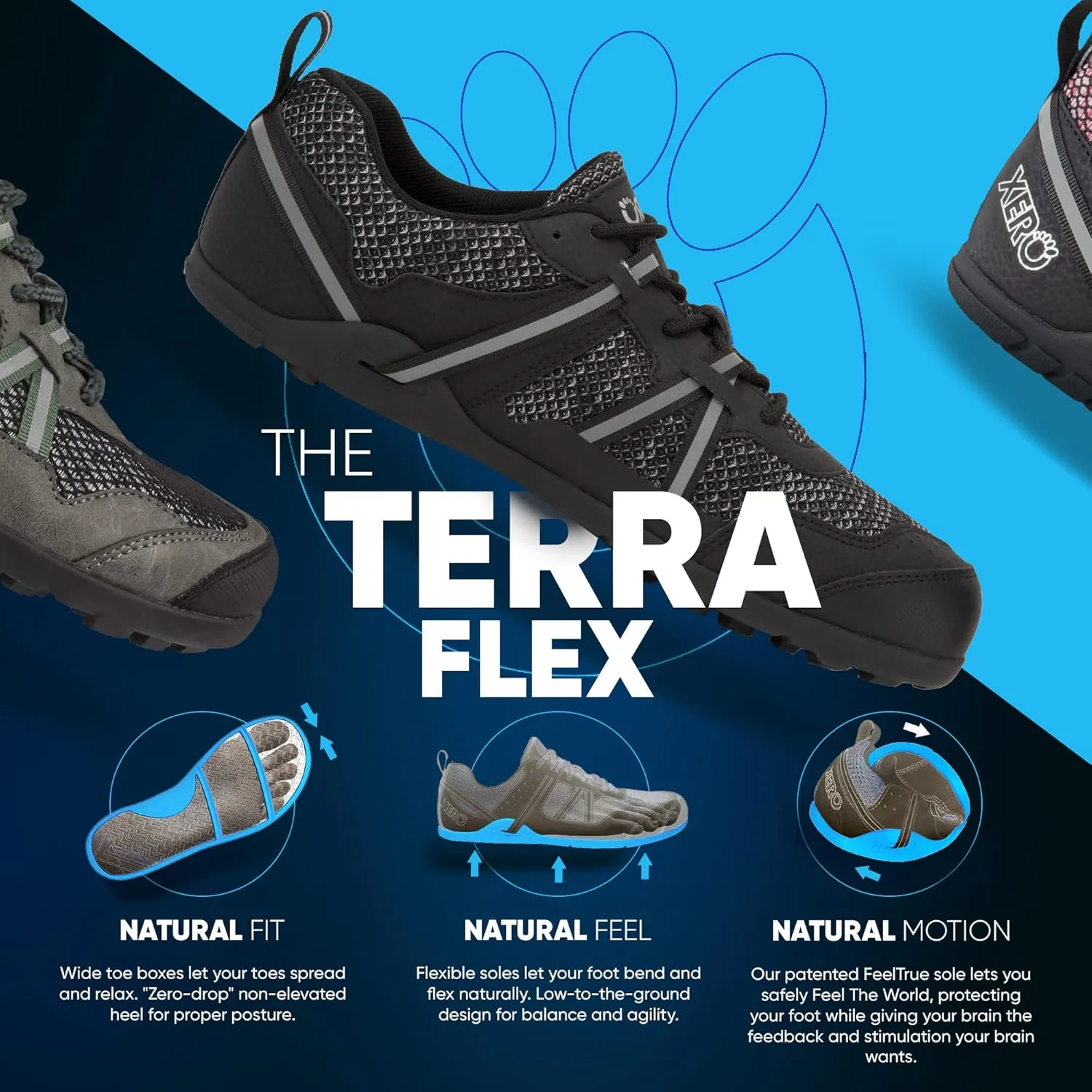 Xero Shoes Women's TerraFlex Barefoot Hiking Shoe